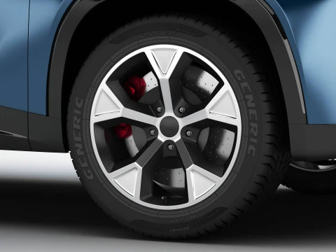 Generic Modern SUV 3D Model