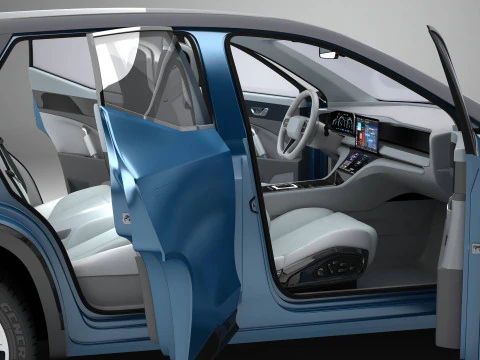 Generic Modern SUV 3D Model