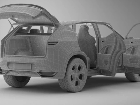 Generic Modern SUV 3D Model