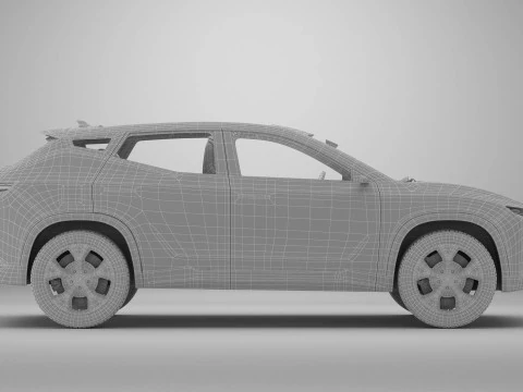 Generic Modern SUV 3D Model