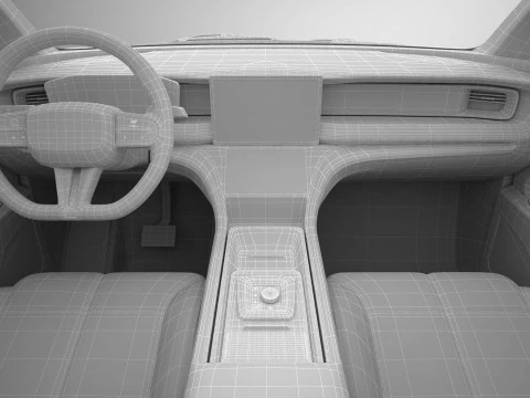 Generic Modern SUV 3D Model