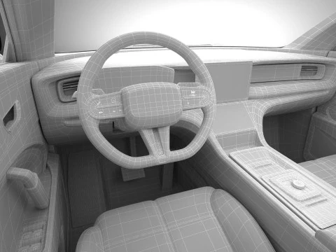 Generic Modern SUV 3D Model