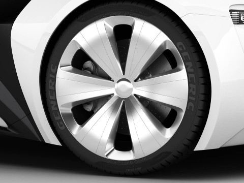 Generic Future EV Compact Car Modelo 3D