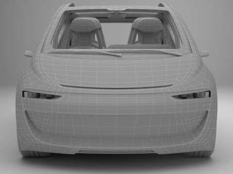 Generic Future EV Compact Car Modelo 3D