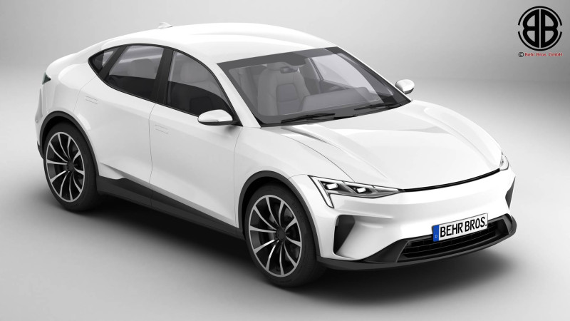 Generic Modern Upper Class SUV Coupe 3D 模型 .c4d .max .obj .3ds .fbx .stl .blend 