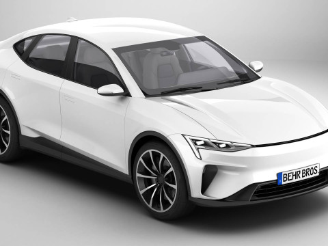 Generic Modern Upper Class SUV Coupe 3D Modell