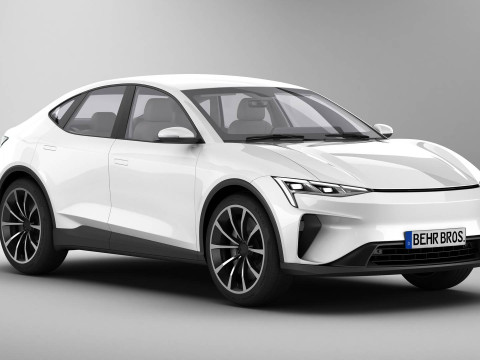 Generic Modern Upper Class SUV Coupe 3D 模型