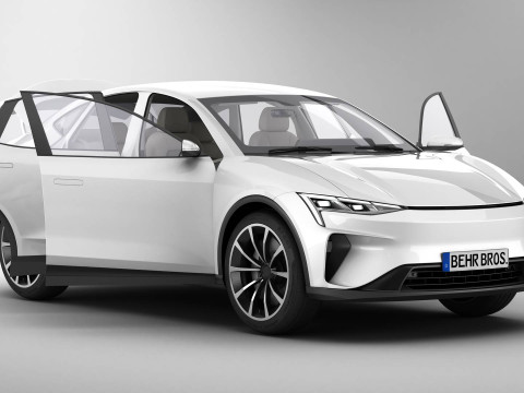 Generic Modern Upper Class SUV Coupe 3D 模型
