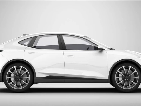 Coup&eacute; SUV moderno generico di classe superiore Modello 3D