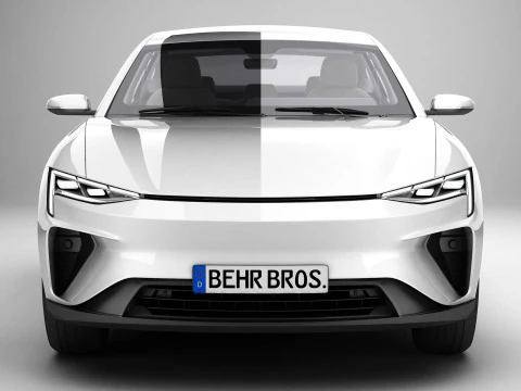 Coup&eacute; SUV moderno generico di classe superiore Modello 3D