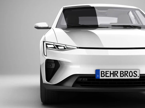 Coup&eacute; SUV moderno generico di classe superiore Modello 3D