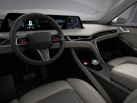 Coup&eacute; SUV moderno generico di classe superiore Modello 3D