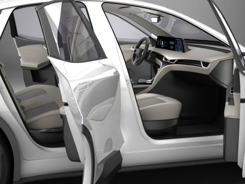 Generic Modern Upper Class SUV Coupe 3D 模型