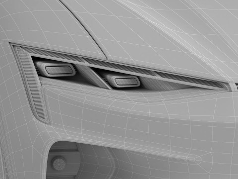 Generic Modern Upper Class SUV Coupe 3D 模型