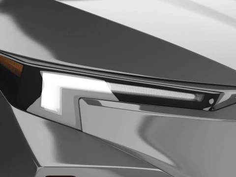 SUV generico moderno di classe compatta Modello 3D