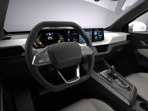 SUV generico moderno di classe compatta Modello 3D