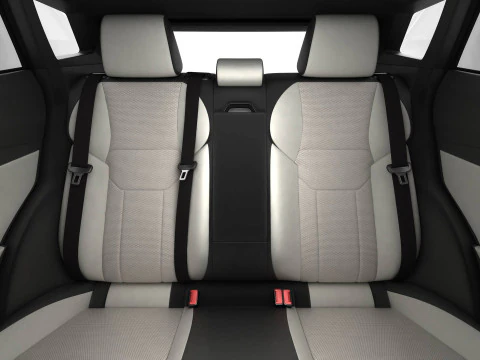 SUV generico moderno di classe compatta Modello 3D