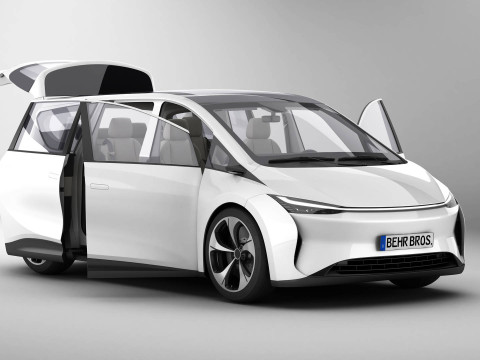 Jenerik Modern Van 3D Model