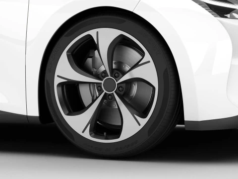 Generic Modern Van 3D Model