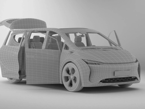 Jenerik Modern Van 3D Model