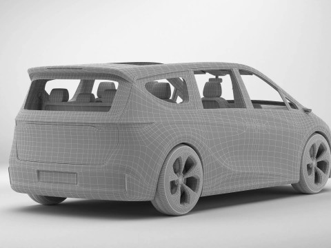 Jenerik Modern Van 3D Model