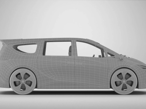 Jenerik Modern Van 3D Model