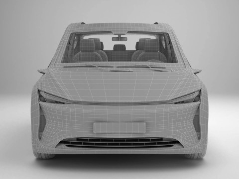 Jenerik Modern Van 3D Model