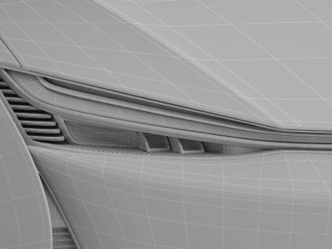 Generic Modern Van 3D Model