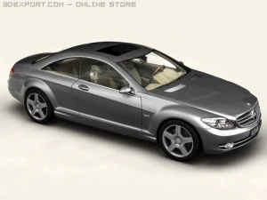 classe mercedes cl Modelo 3D