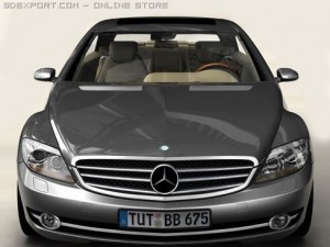 mercedes cl class 3D 모델