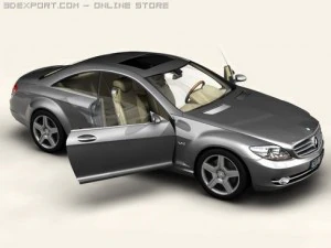 mercedes cl class 3D Model