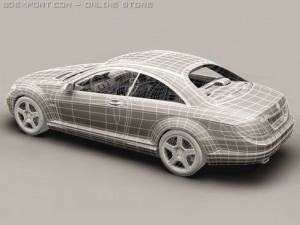 mercedes cl class 3D 모델
