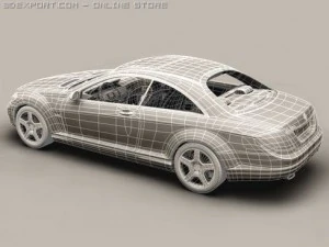 mercedes cl class 3D Model