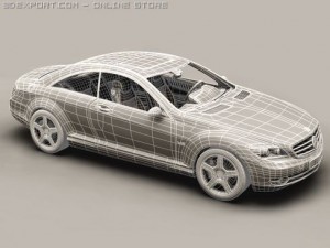 mercedes cl class 3D 모델