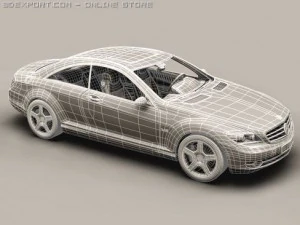mercedes cl class 3D Model