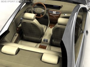 mercedes cl class 3D 모델