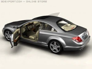 mercedes cl class 3D Model