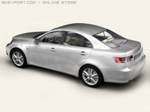 generic car middle class Modelo 3D