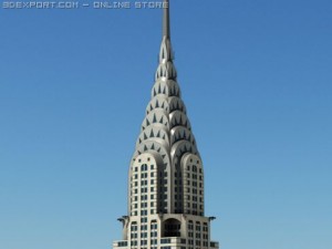 chrysler building Modelo 3D
