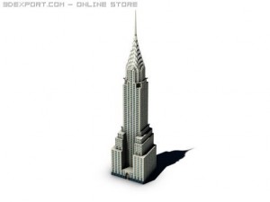 chrysler building Modelo 3D