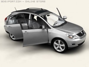 generic car suv 3D-Modell