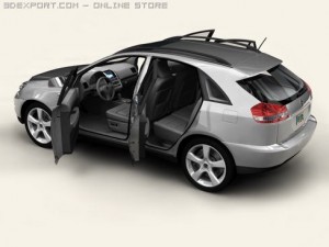 generic car suv 3D-Modell