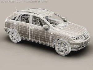 generic car suv 3D Model