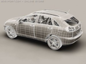 generic car suv 3D-Modell