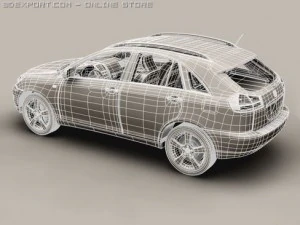 generic car suv 3D Model