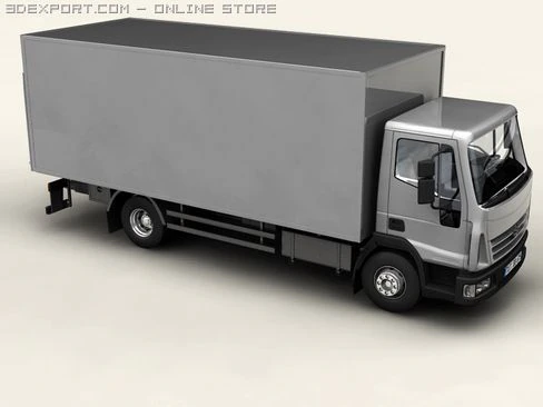 generic truck 3D Model .c4d .max .obj .3ds .fbx .stl .blend 