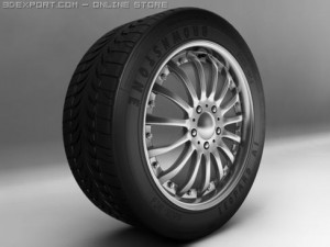 rims and tires Modelo 3D
