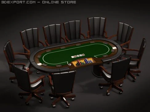 cole&ccedil;&atilde;o de p&ocirc;quer Modelo 3D .c4d .max .obj .3ds .fbx .stl .blend 