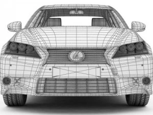 lexus gs 450h Modelo 3D