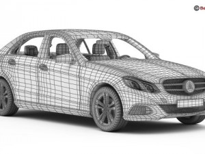 mercedes e class 2014 Model 3D